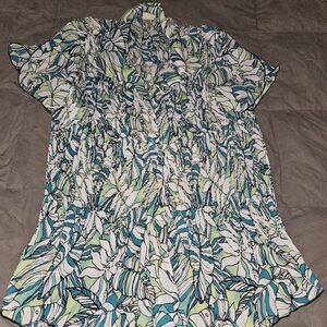 Covington accordion style blouse